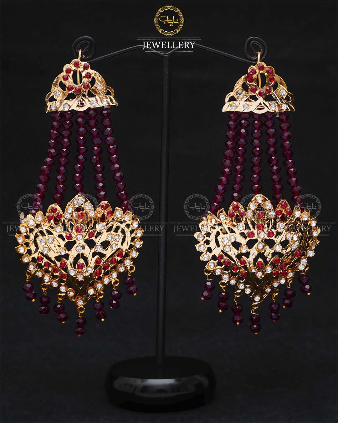 Jhomer Style Hyedrabadi Earrings -1998