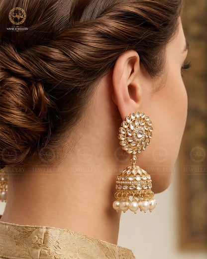 kundan jhumka E-3017