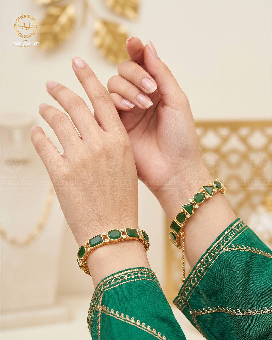 Egyptian openable Bangles (pair) BL-5039