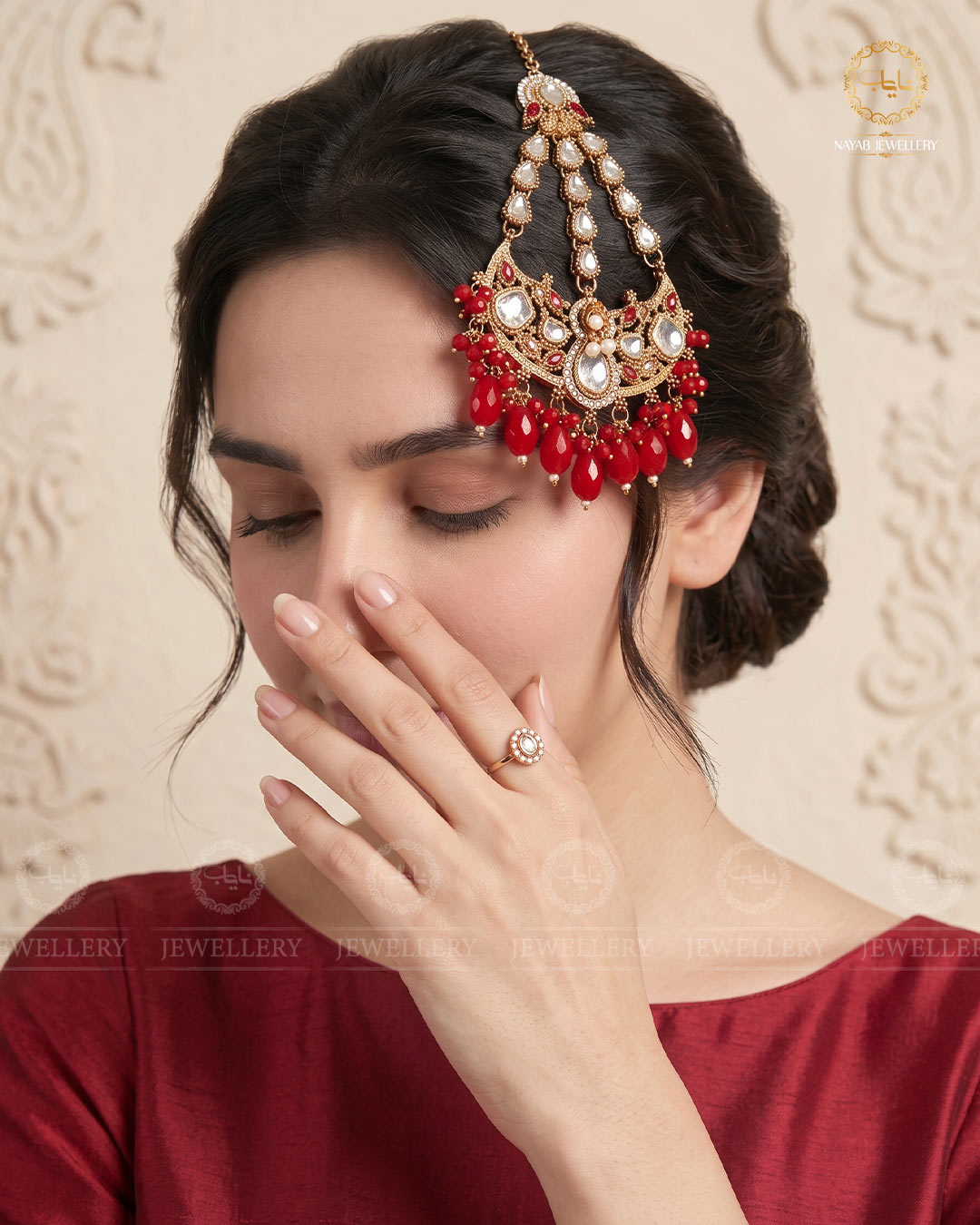 Uncut kundan Jhumer-2834