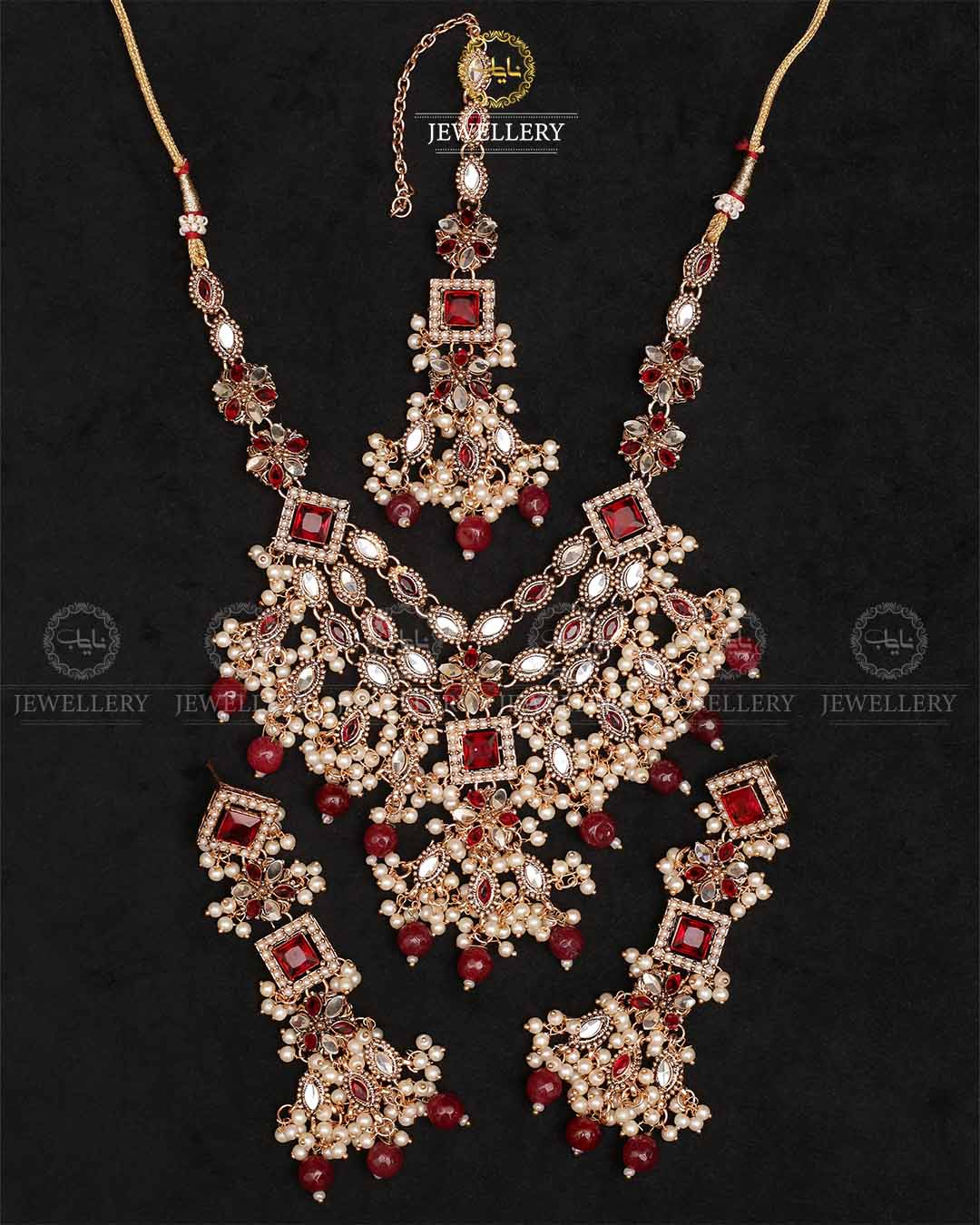 Mercury Kundan Necklace set-2329-Golden