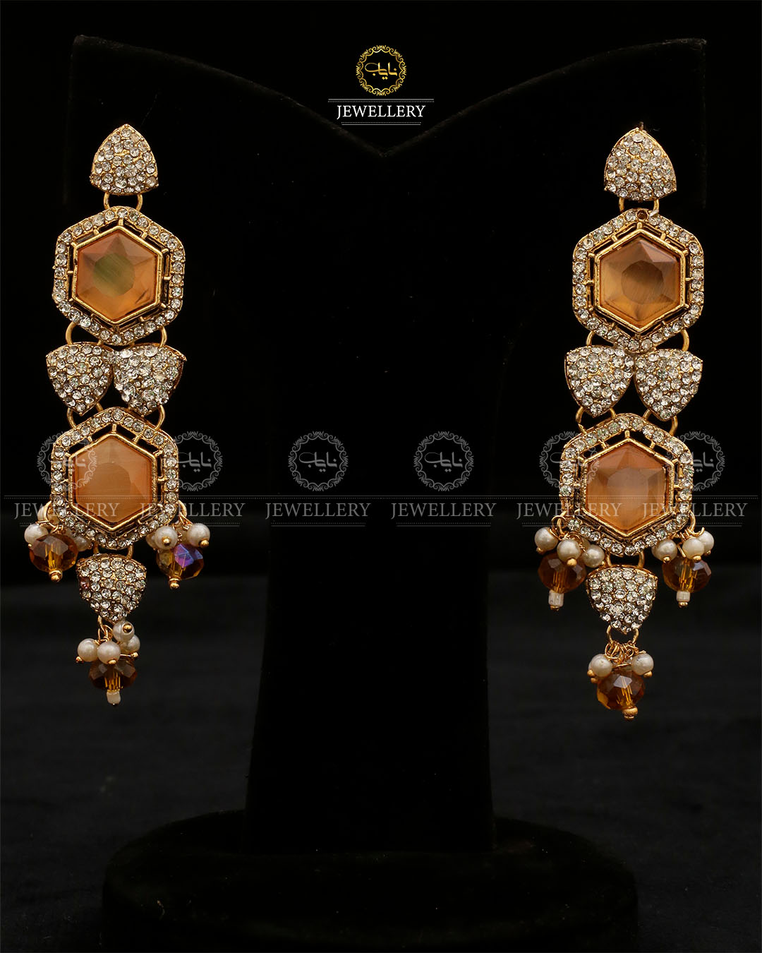 Turkish Long Earrings-2522 Nayab Jewellery
