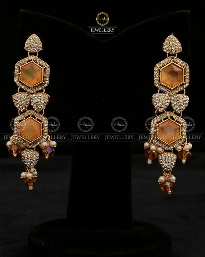 Turkish Long Earrings-2522 Nayab Jewellery