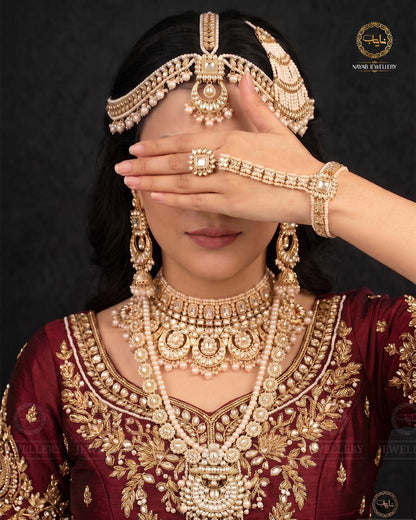 Kinza Kundan Bridal set-2914