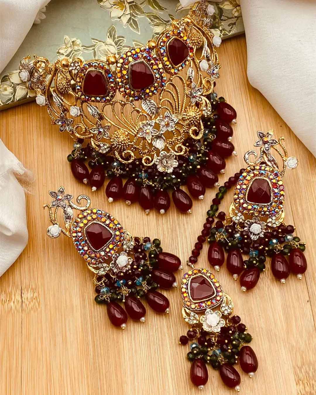 Turkish Collar Necklace set-2318