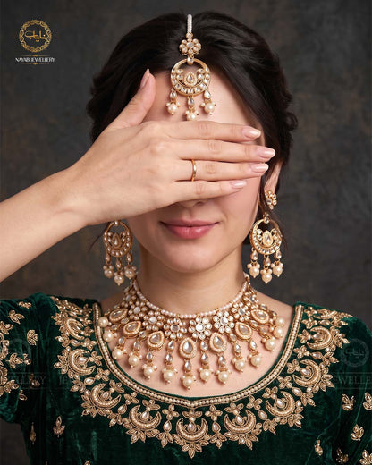 Uncut Kundan Necklace set N-1028