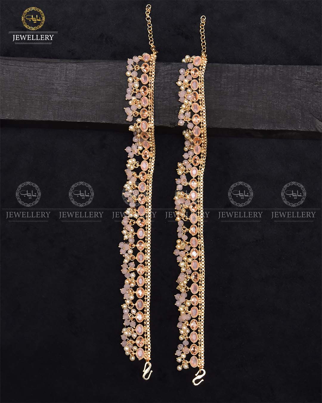 Manjoos Zarcon Anklet (Pazaib)-2290-Golden