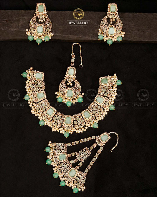 Egyptian Bridal set-2847-Golden
