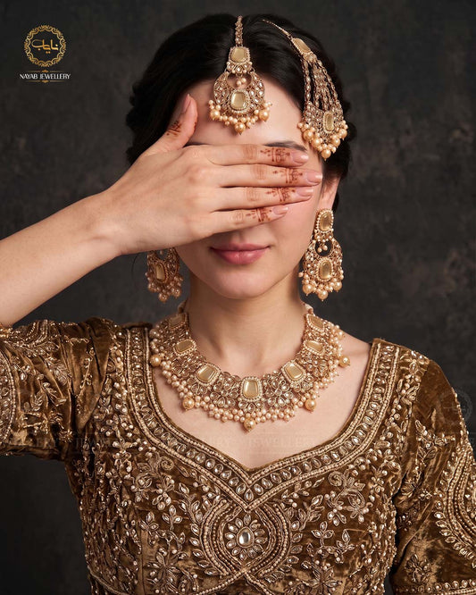 Egyptian Bridal set-2847-Golden