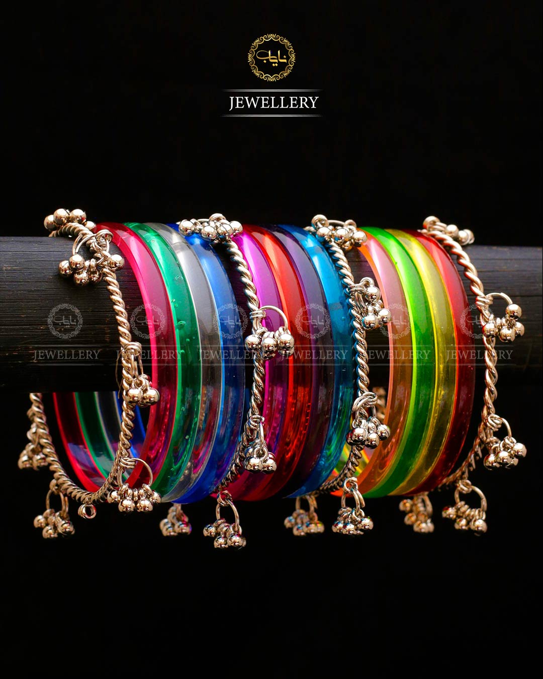 Viral Kashmiri Jelly 16 pcs Bangles set BL-5060
