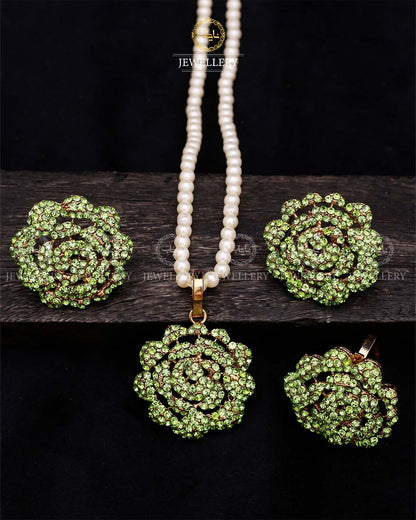Turkish Combo Locket set-2635 Nayab Jewellery