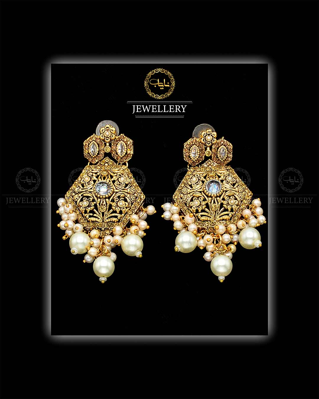 Rajwadi Style EarringsNJ -1694