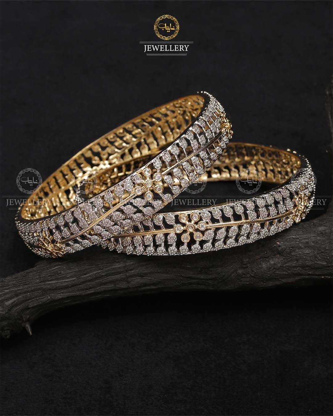 American Dimond Bangles (pair)-2206