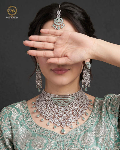 American Dimond Bridal Collar set-2764