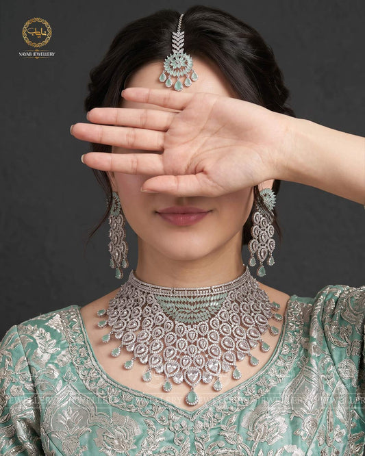 American Dimond Bridal Collar set-2764