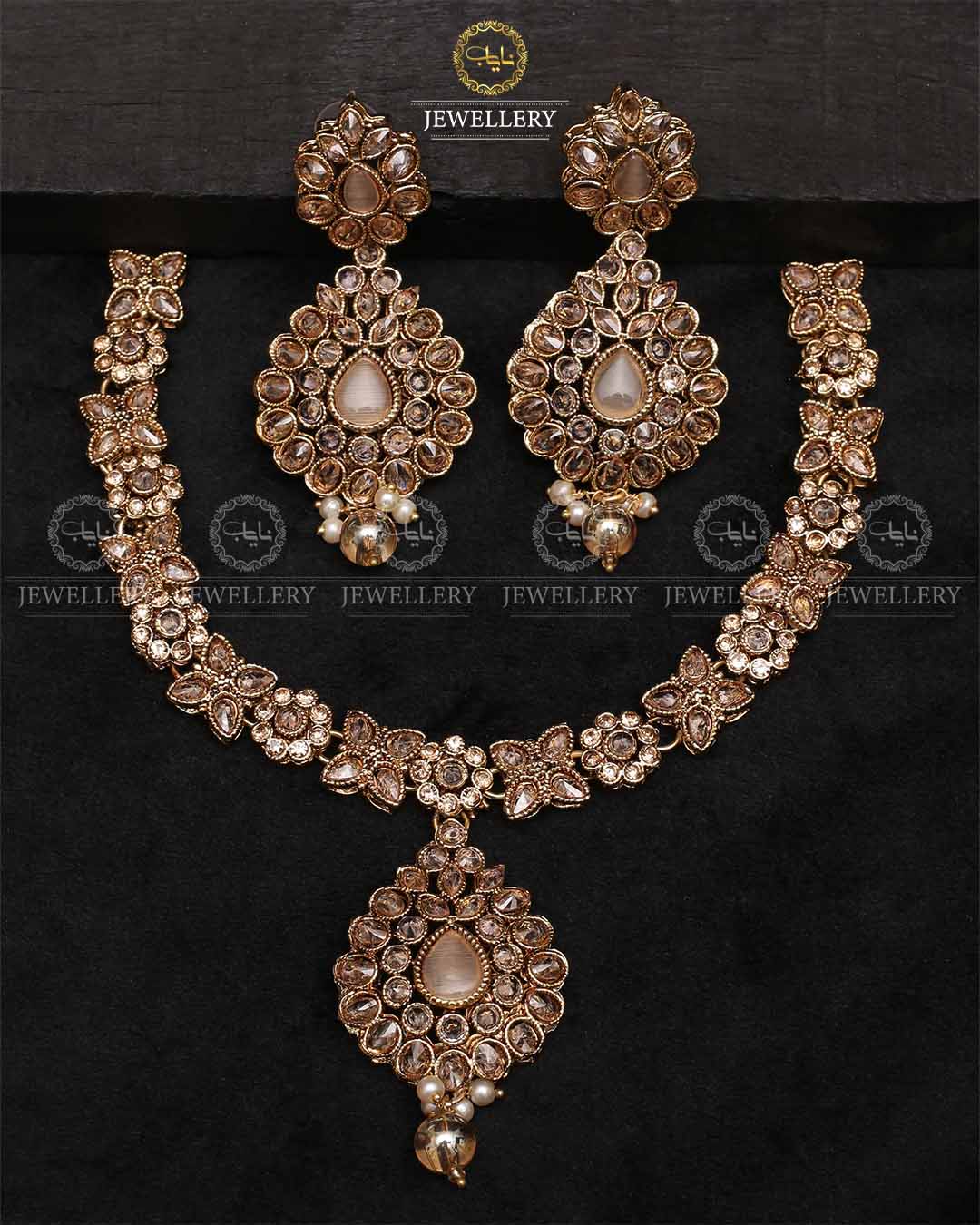 Zarcon Almond Necklace set-2215