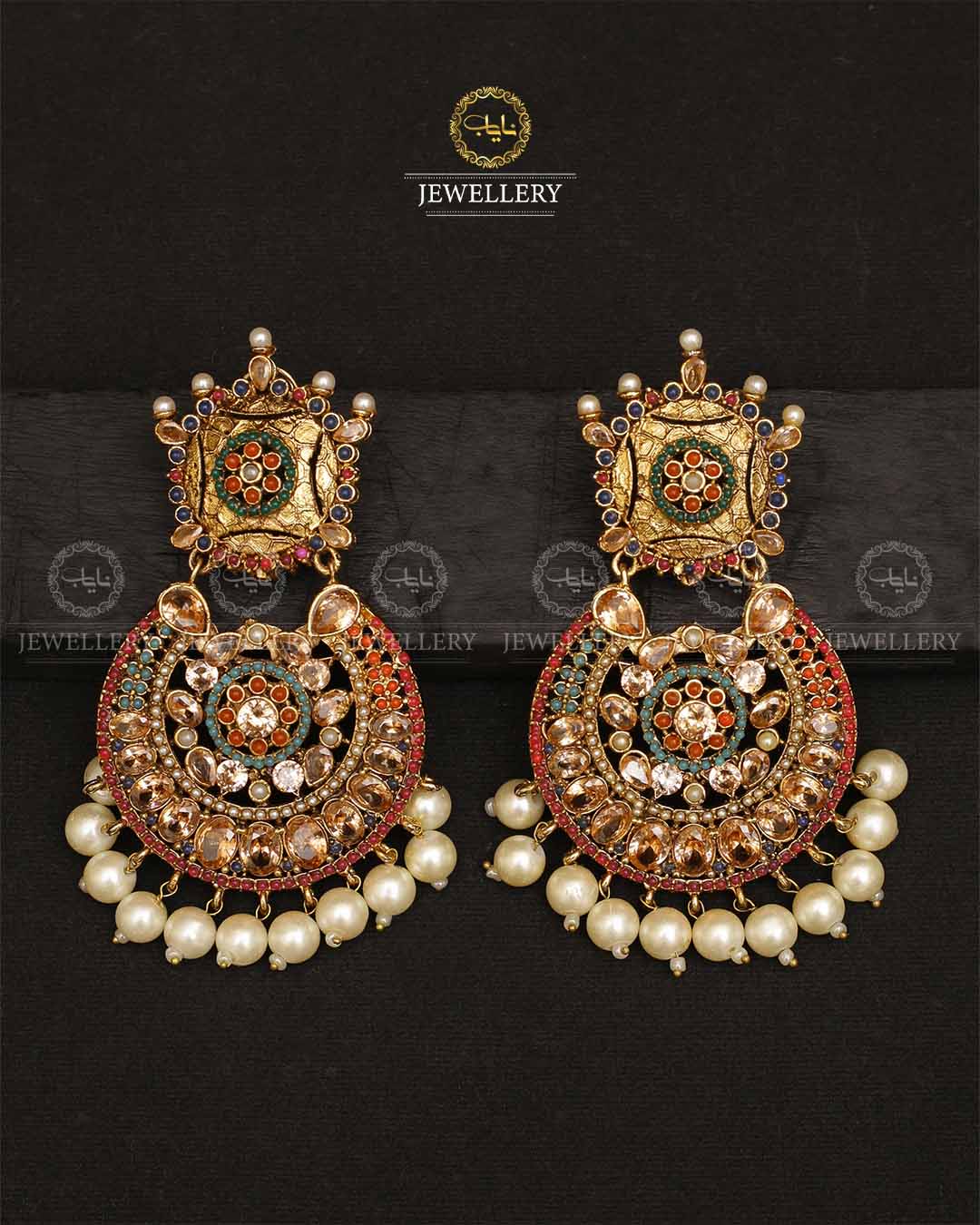 Noratan Big Size Baali style Earrings -2144