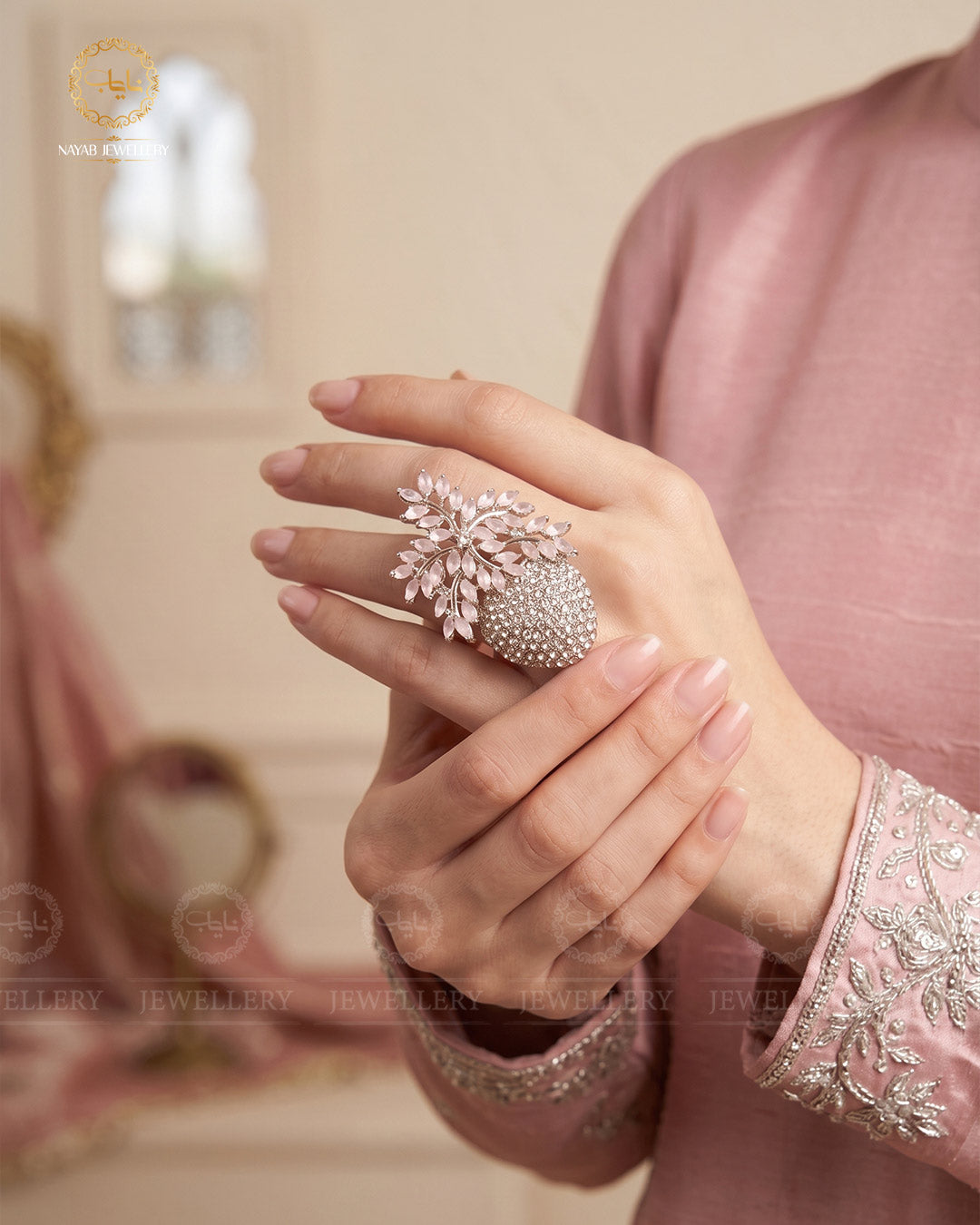 Pineapple Zarcon Big Size Ring (Adjustable)-2845