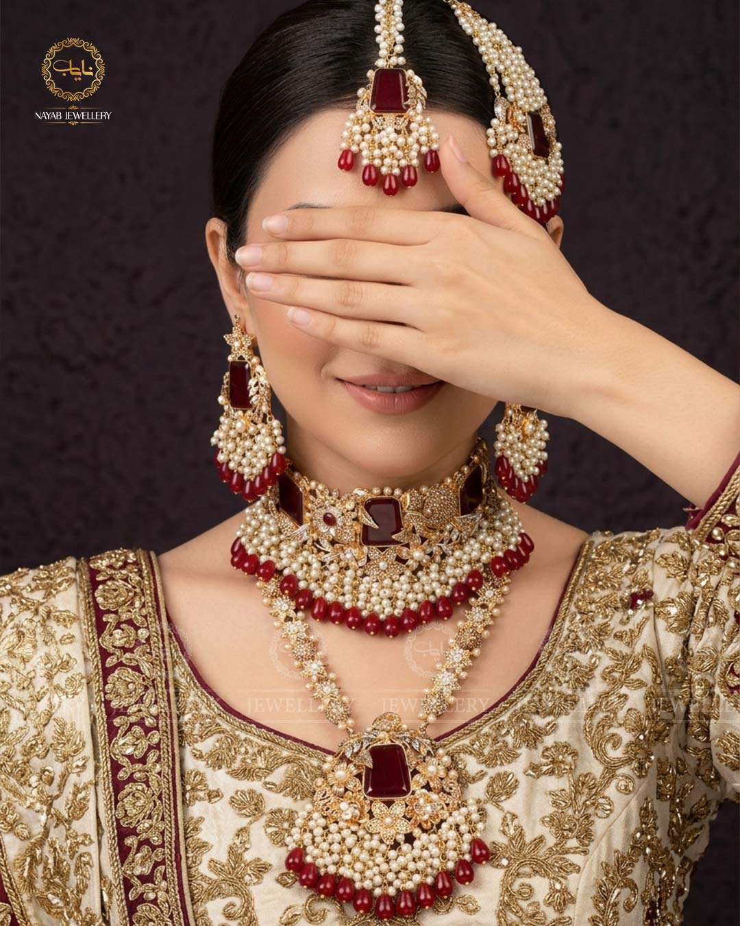 SANJAVI Bridal Necklace set-2403