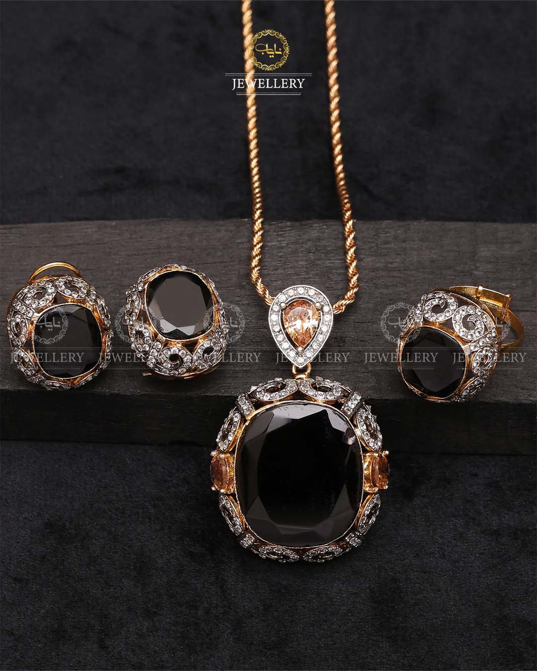 Bloom Jarao With Doublet Stones Combo set -2202