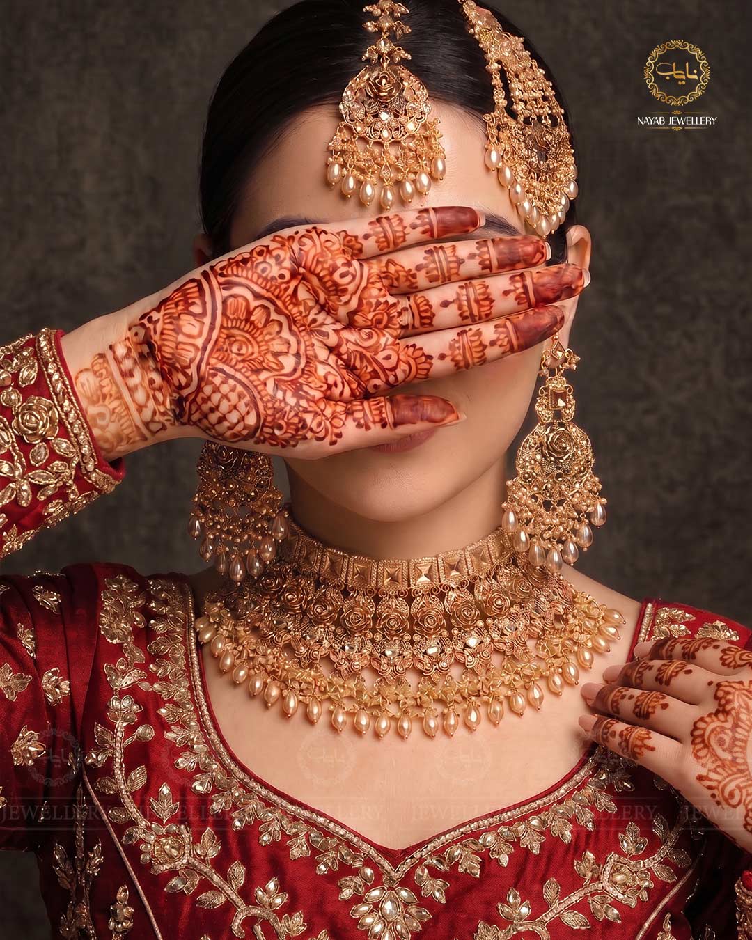 Designer Rajwadi Bridal set-2174