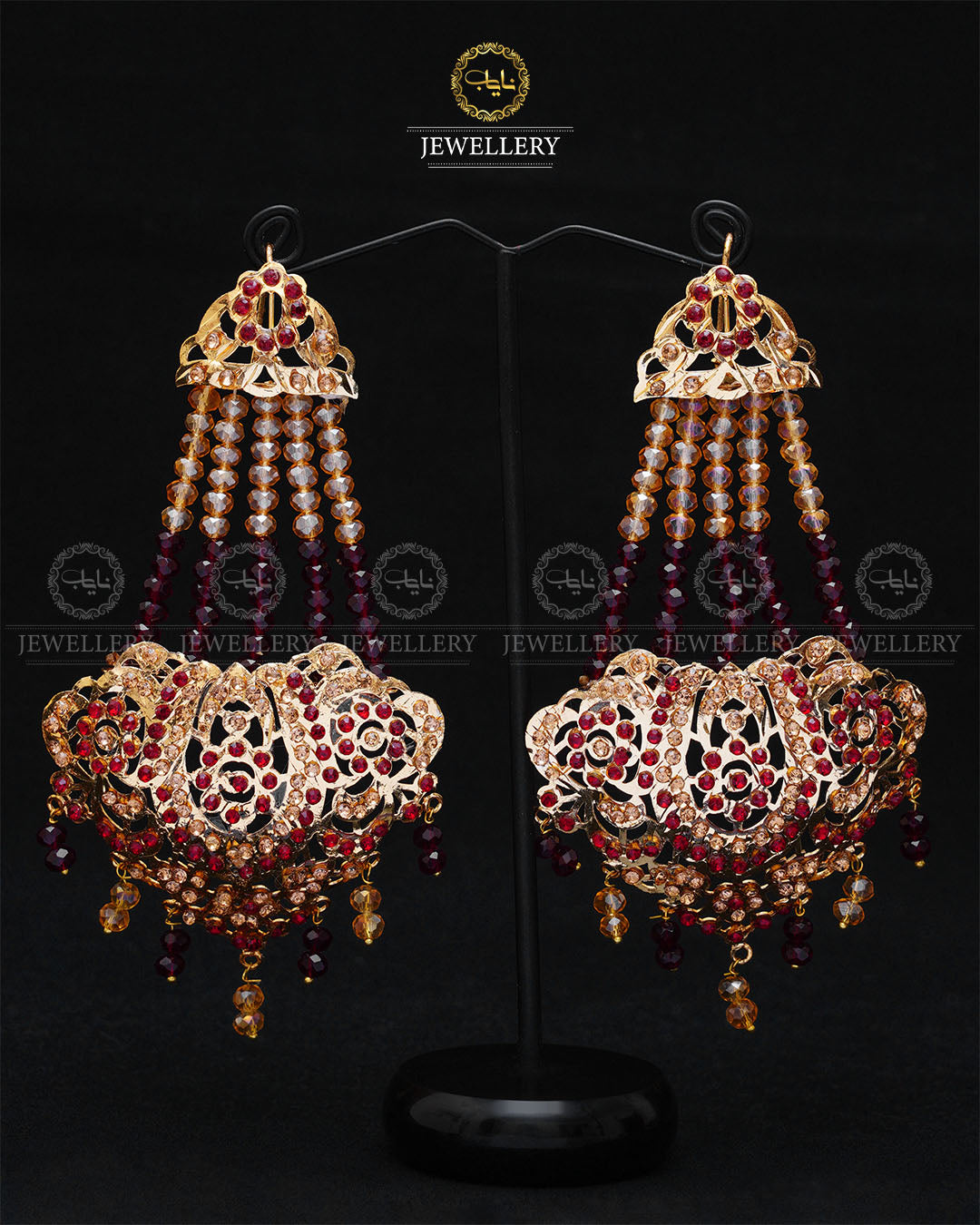 Jhomer Style Hyedrabadi Earrings-2013