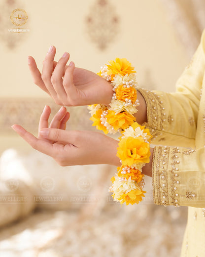 Mehndi Mayo Gajra (pair)-2546