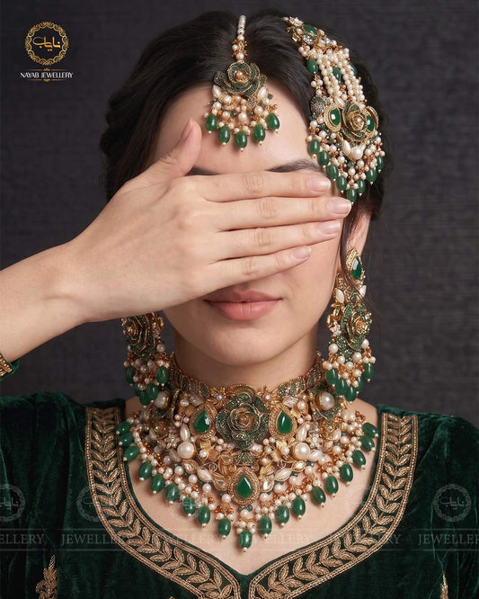 Turkish Johar Collar Bridal set-2348