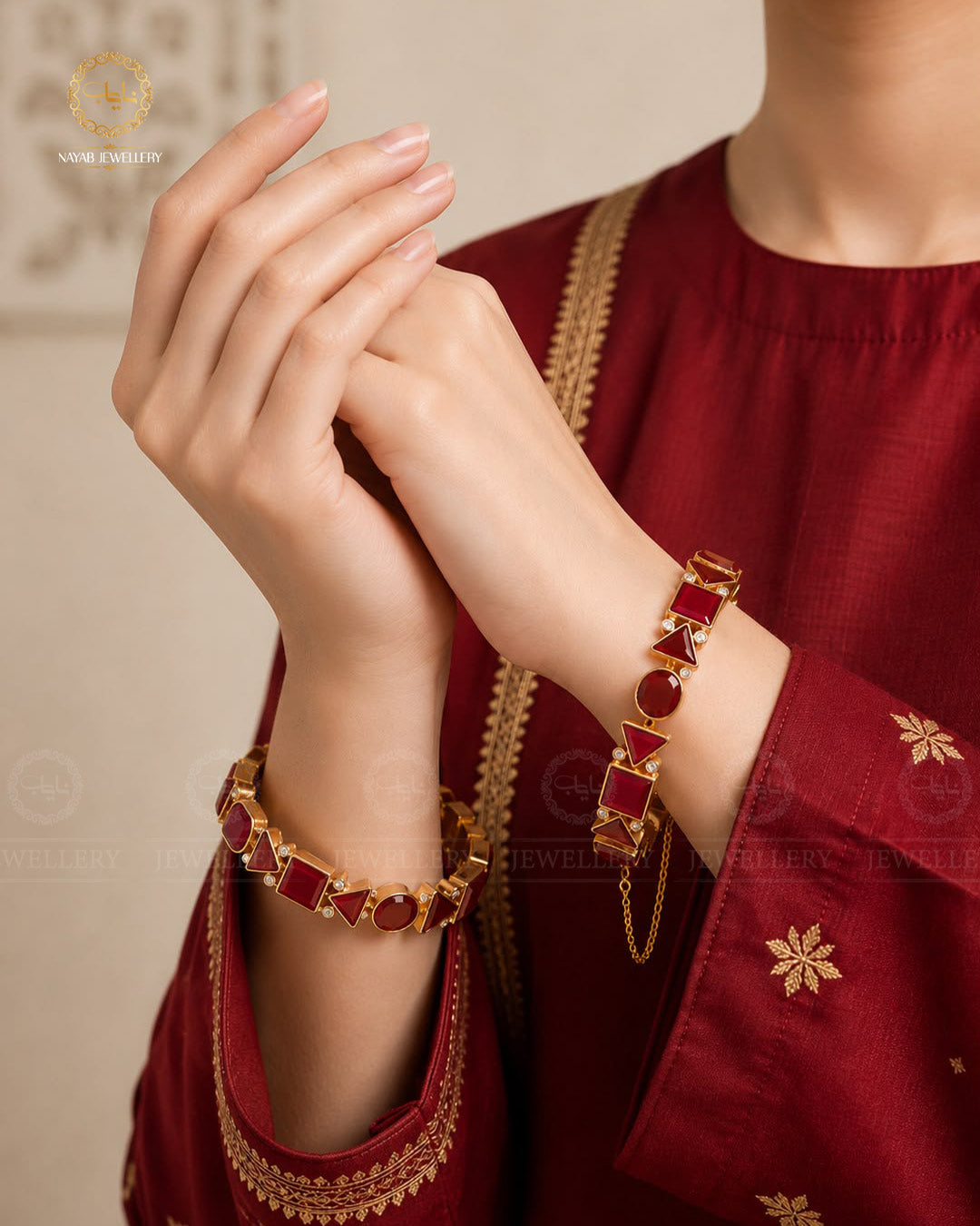 Egyptian openable Bangles (pair) BL-5039