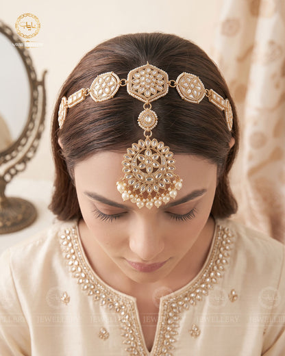 Indian Dubbi kundan sheesh patti A-6029