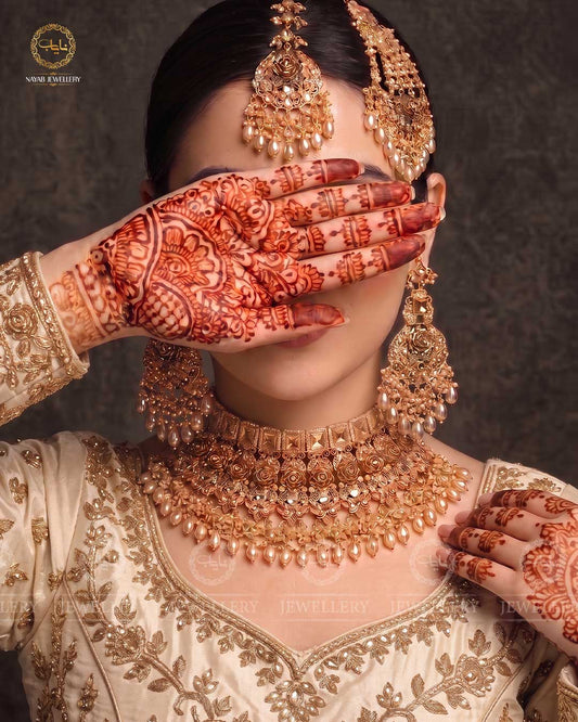 Designer Rajwadi Bridal set-2174