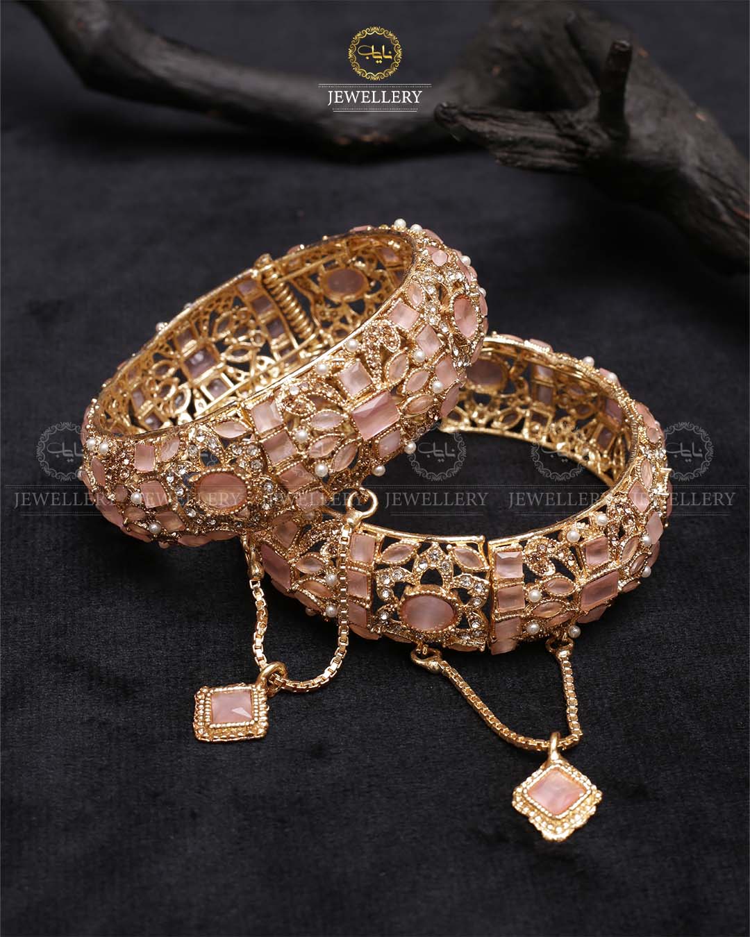 Zarcon Openable Bangles-2239