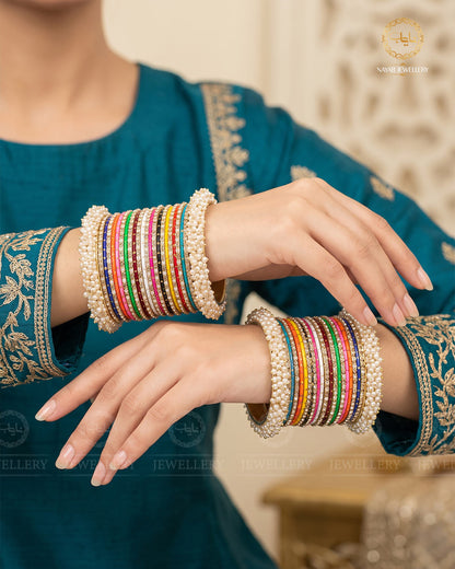 Gajra Multi Bridal Bangles set-2549