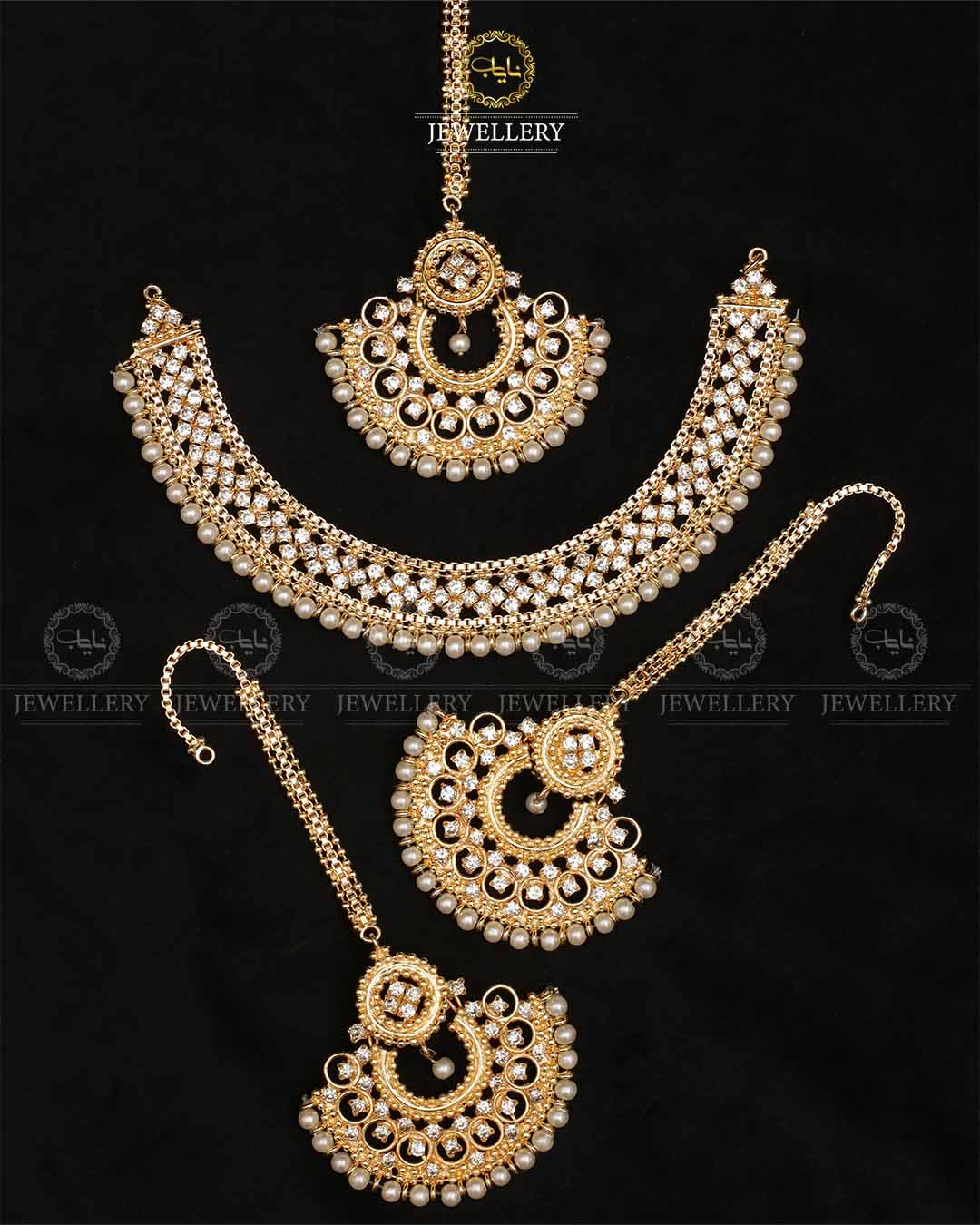 Traditional Manjoos Necklace set-2330-Golden