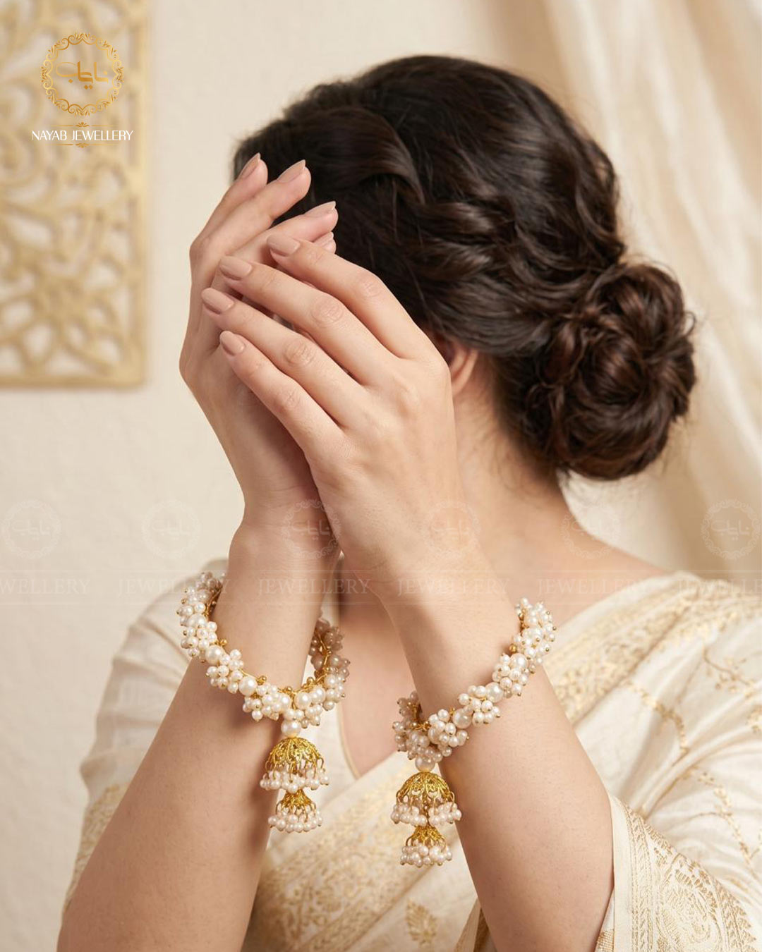 Gajra Jhumki Bangles (pair)-2863