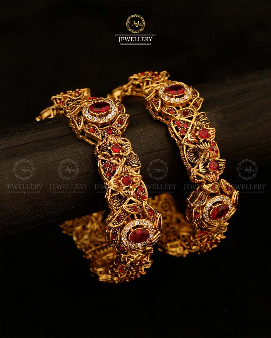 Designer openable Bangles (pair)-2895