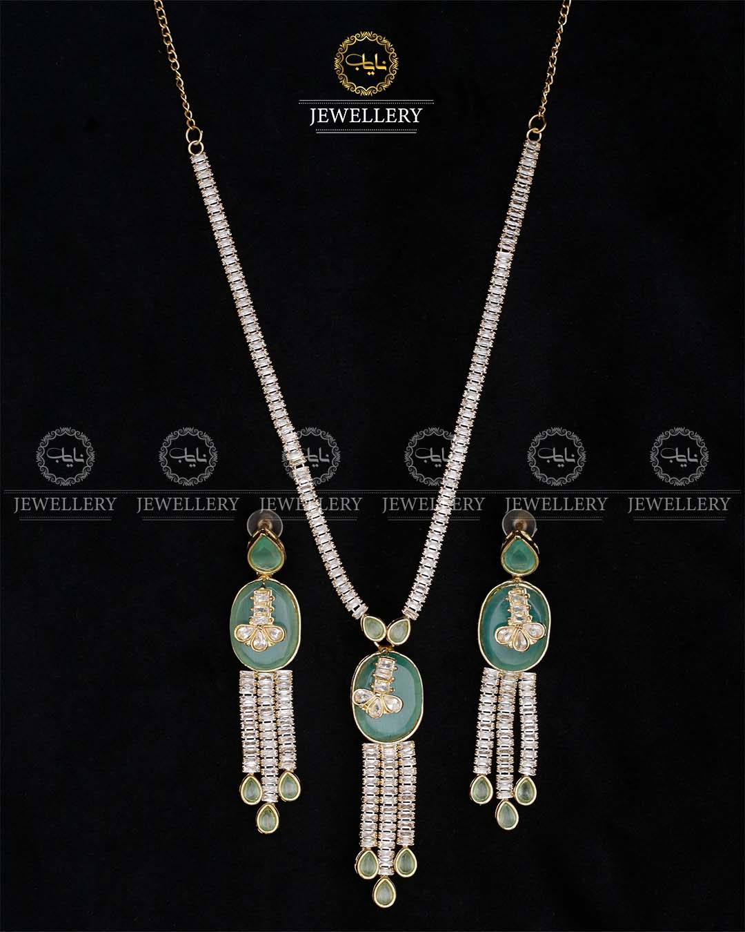 Zirconia Necklace set N-1014