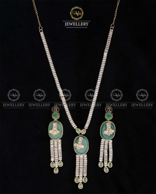 Zirconia Necklace set N-1014