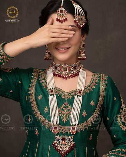 Shaheer 6 pcs Bridal set-2123