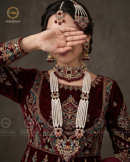 Shaheer 6 pcs Bridal set-2123