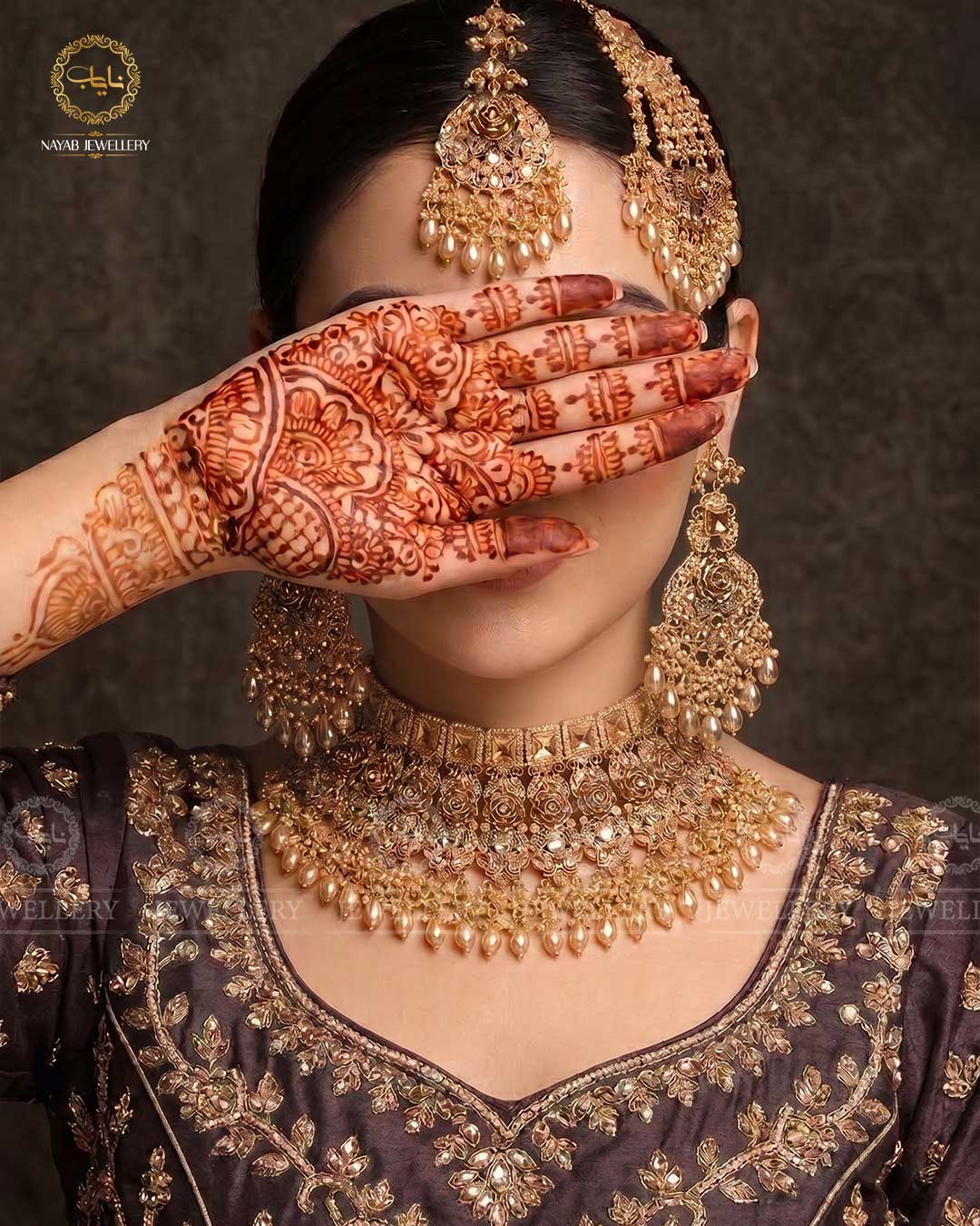 Designer Rajwadi Bridal set-2174