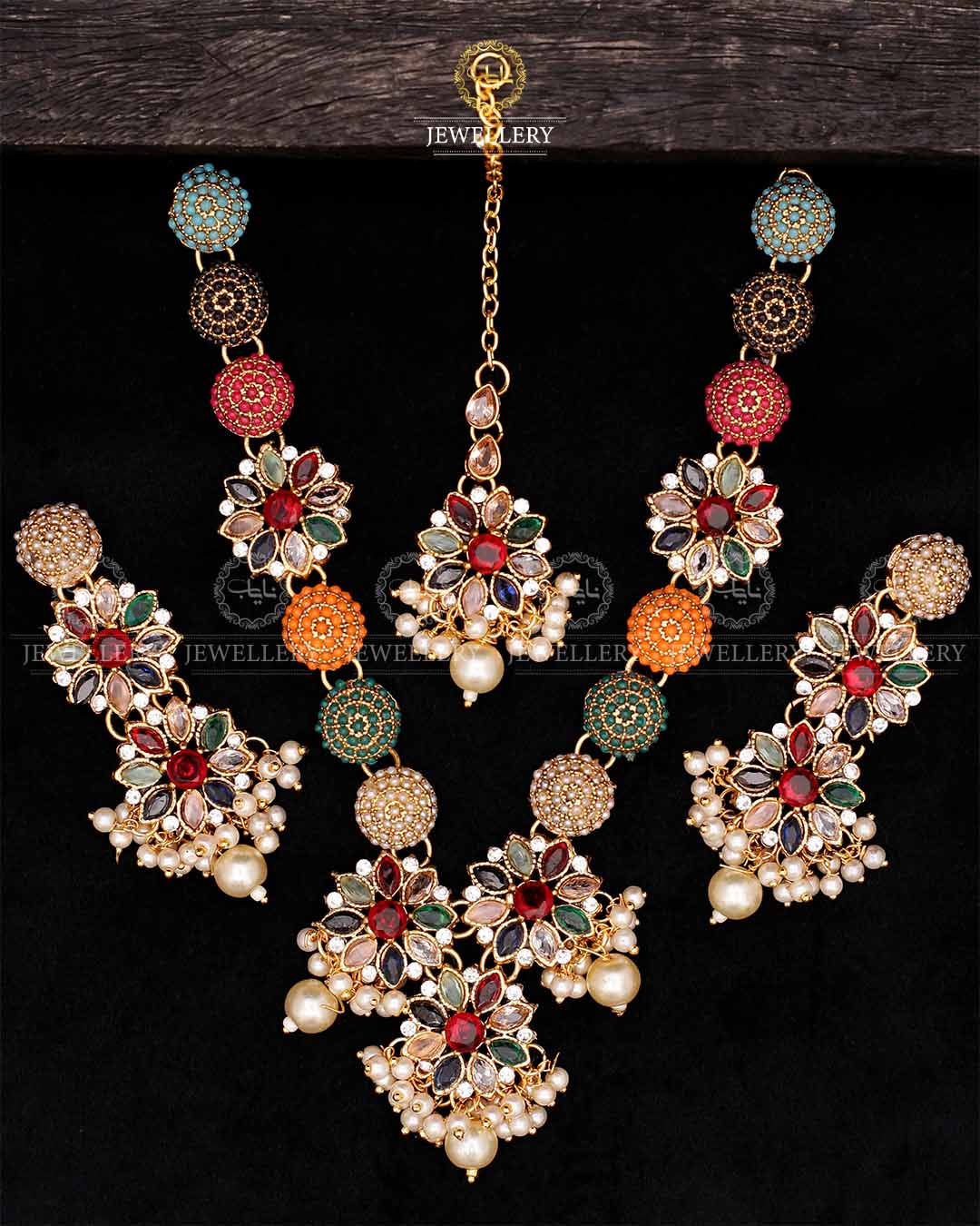 Noratan Necklace set-2558 Nayab Jewellery