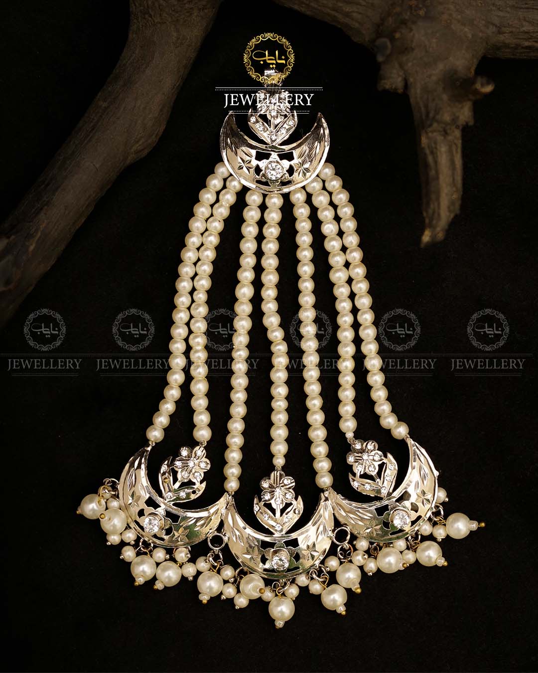 Gold plated Hyedrabadi Bridal jhumer-2797