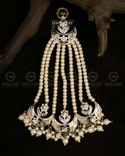 Gold plated Hyedrabadi Bridal jhumer-2797