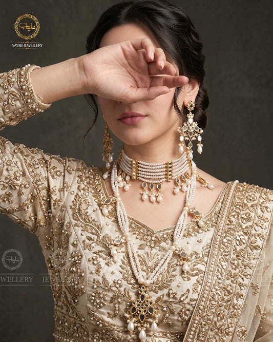Kundan 4 pcs Combo set -2604