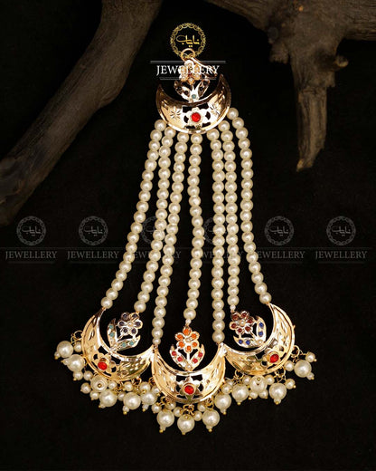 Gold plated Hyedrabadi Bridal jhumer-2797