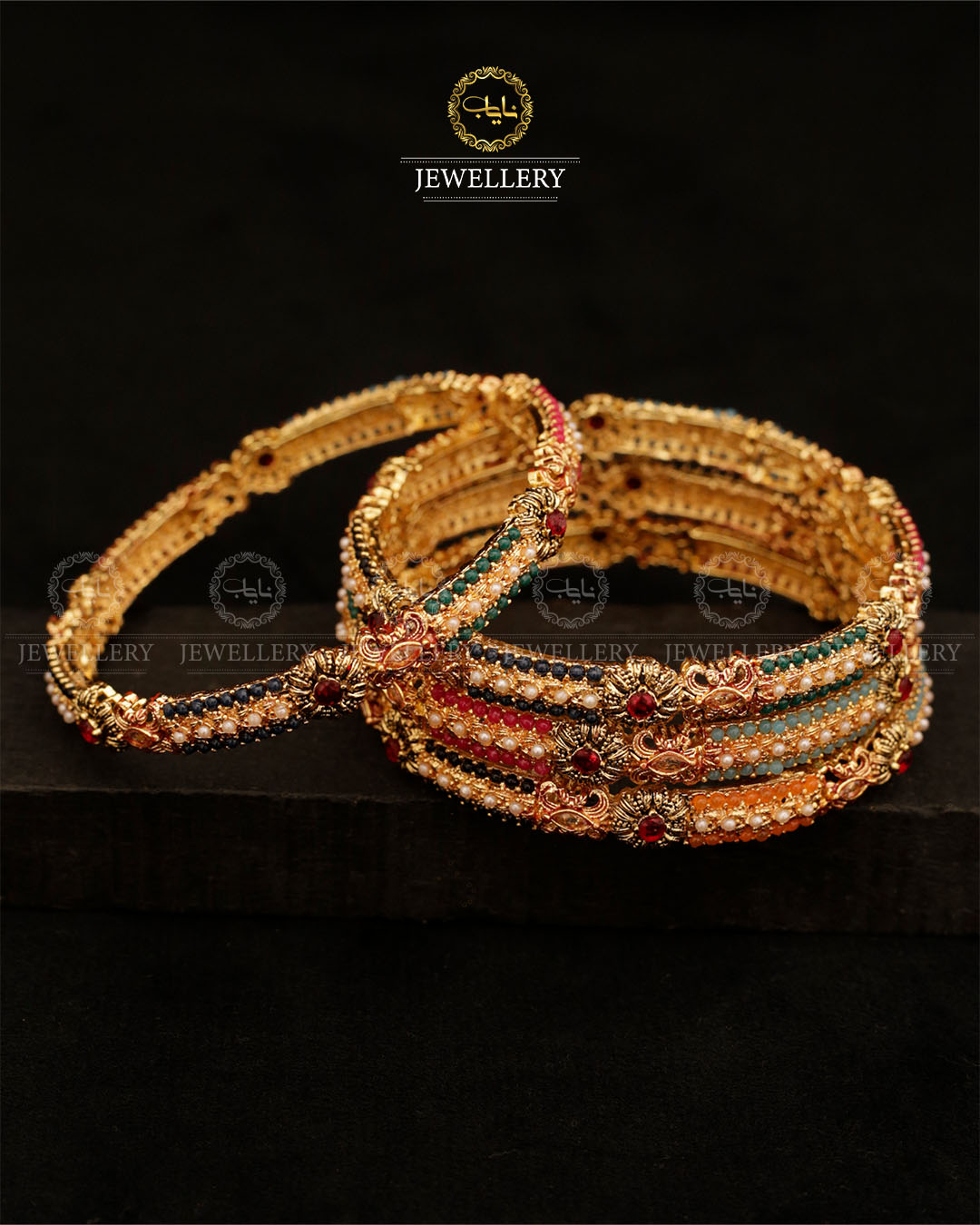Noratan 4 pcs Bangles-2922