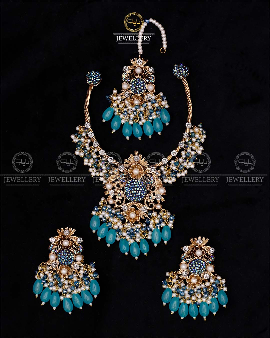 Turkish Necklace set-2632 Nayab Jewellery