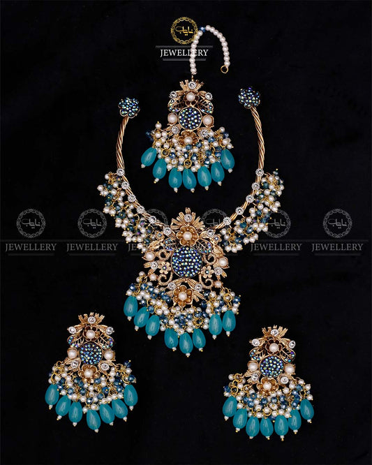 Turkish Necklace set-2632 Nayab Jewellery