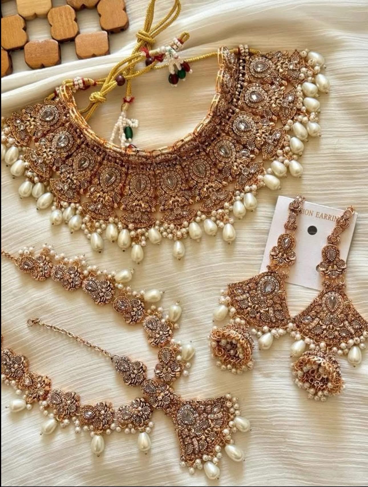 Neelam Bridal set with Matha Patti-2772